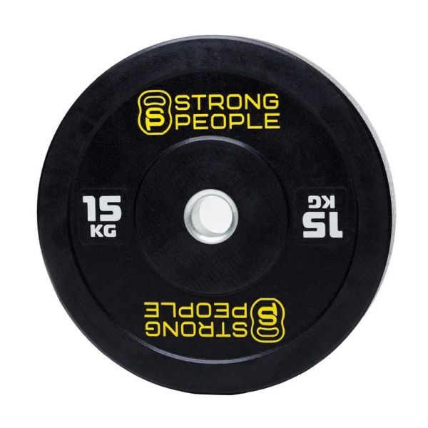 Диск бамперный олимпийский StrongPeople 15 кг