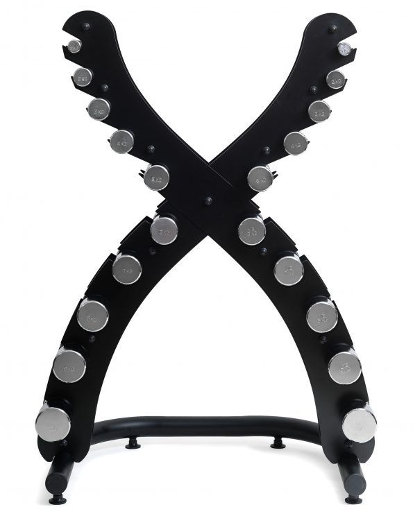 Стойка для гантелей Х-образная 10 пар VictoryFit VF-T300