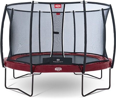 Батут Berg Elite+ Tattoo Red 430 с сеткой T-series