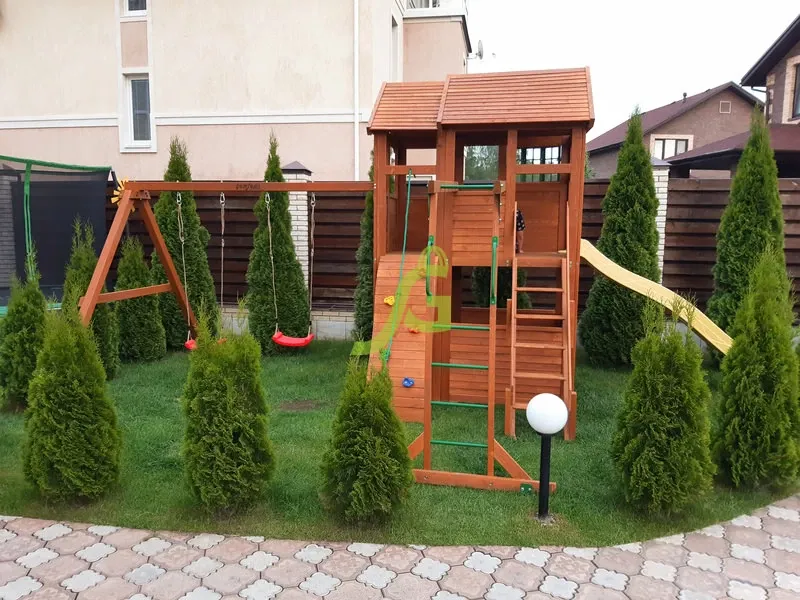 Детская игровая площадка IgraGrad Клубный домик 2 с рукоходом