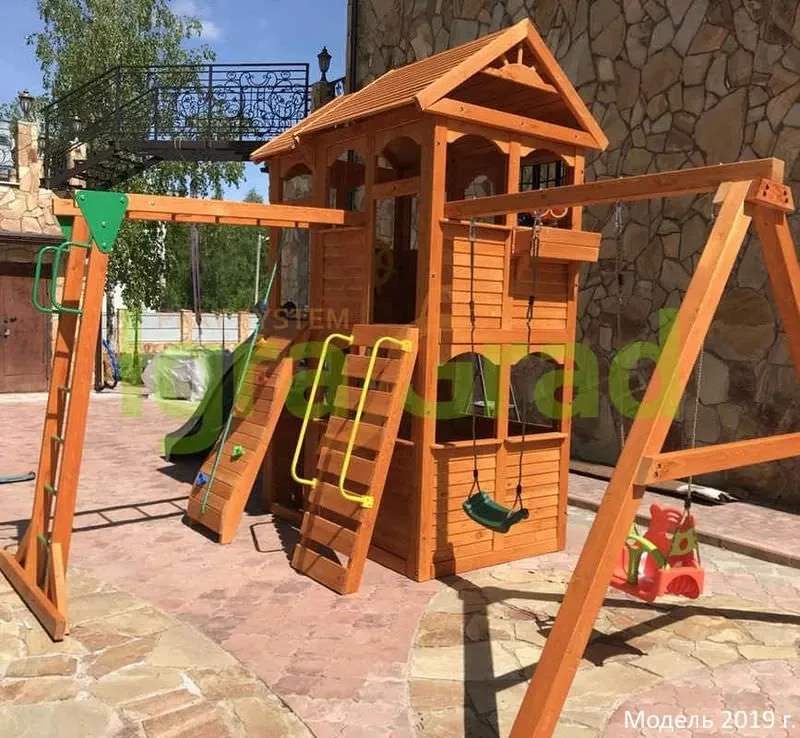 Детская игровая площадка IgraGrad Клубный домик 2 с рукоходом