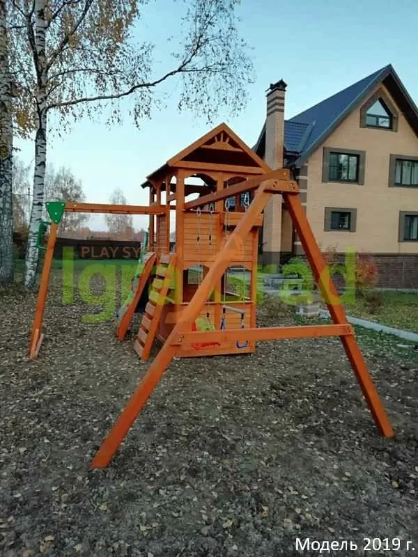 Детская игровая площадка IgraGrad Клубный домик 2 с рукоходом
