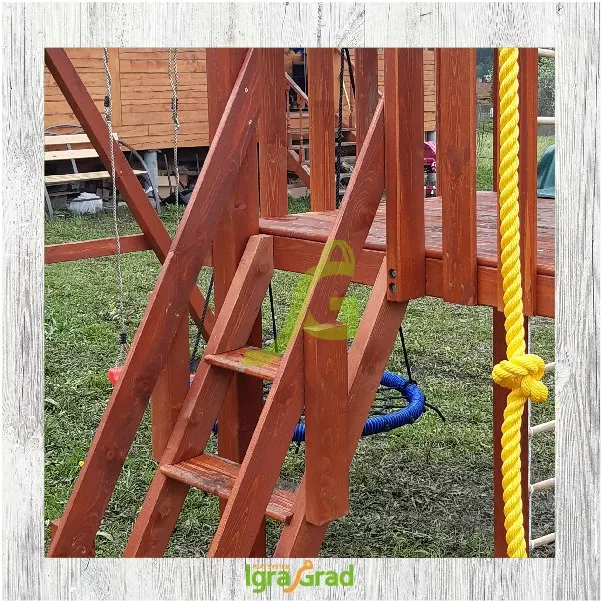 Детская игровая площадка IgraGrad Клубный домик 2 с трубой