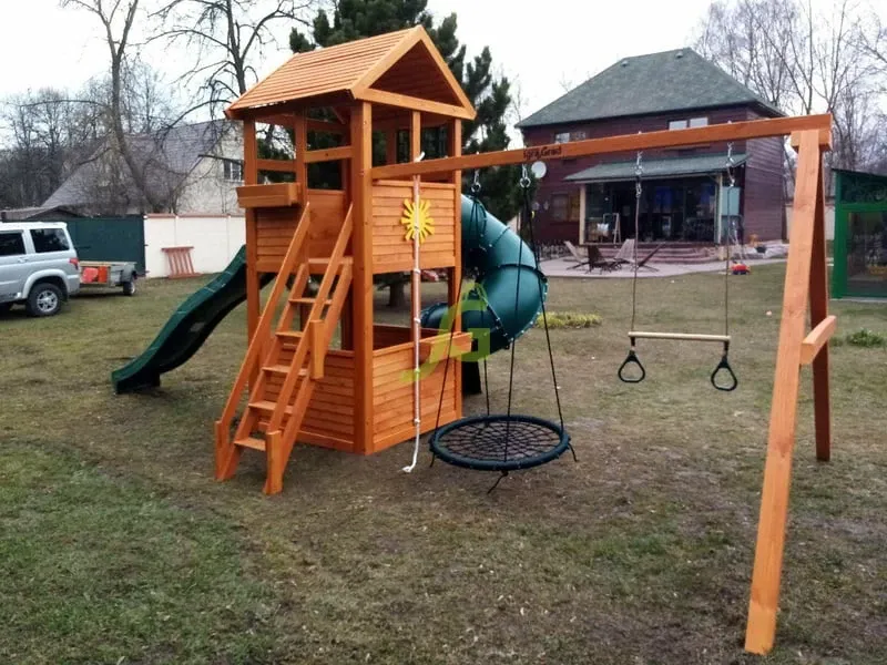 Детская игровая площадка IgraGrad Клубный домик с трубой