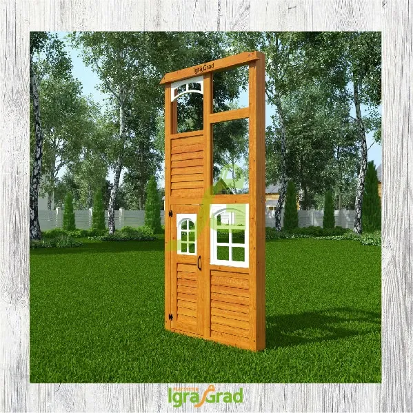 Детская игровая площадка IgraGrad Клубный домик с трубой Luxe